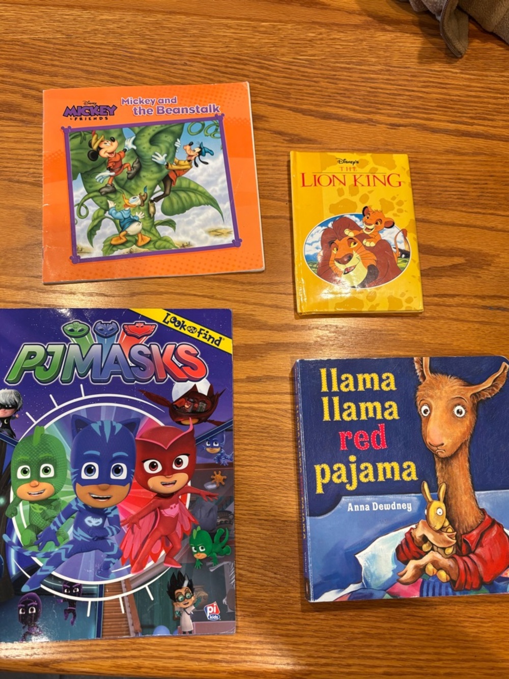 Kids book bundle Disney, lion king, pj masks, llama llama red pajama